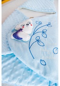 Resim Koala Figürlü Nohut Kız Bebek Kundak Mavi 
