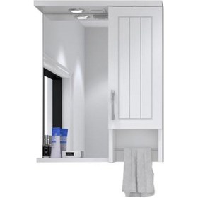 Resim Denko Lotus 60 Banyo Dolabı Aynalı Üst Modülü Çok Renkli 