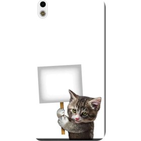 Resim Ceppare Htc Desire 816 Kılıf Desen Baskılı Silikon Kapak Sevimli Kedi STK:445 