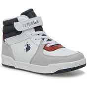 Resim U.S. Polo Assn. Clıne Hı 2Pr Beyaz Erkek Çocuk High Sneaker-Beyaz U.S. Polo Assn.