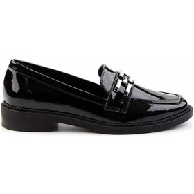 Resim Siyah Kadın Loafer Ayakkabı K01474091208 Siyah 