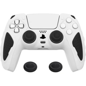 Resim comse Ps5 Dualsense Silikon Koruyucu Kılıf Ve Analog Koruyucu Set Hediyeli 