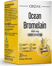 Resim Orzax Bromelain 500 Mg 30 Tablet 