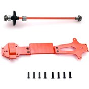 Resim Shineyee Wltoys 1/14 144001 İçin Alüminyum Orta Şaft Ve 2. Kat Plaka Yükseltme Seti Kırmızı 