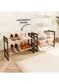 Resim 4 Katlı Ahşap Ayakkabılık Diğer 