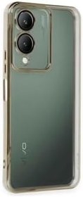 Resim Zipax Vivo Y17S İle Uyumlu Kılıf Kamera Korumalı Lensli Azn Razer Gold 