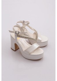 Resim Dgn Pm225-k103 Kadin Kalin Topuklu Ayakkabi SEDEF 