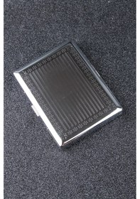Resim Silvio Monetti SMTBKCB005R1 İşlemeli Metal Sigara Tabakası 