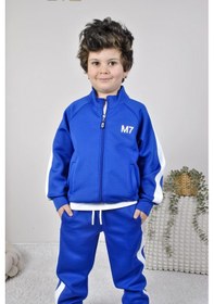 Resim Scuba Fermuarlı Takım Saks Mavi 