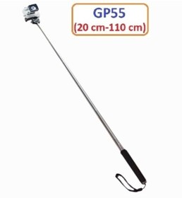 Resim Gplus Eken H9r Sjcam Sj500 Xıaomı Yı 110 Cm Teleskopik Monopod Gp55 