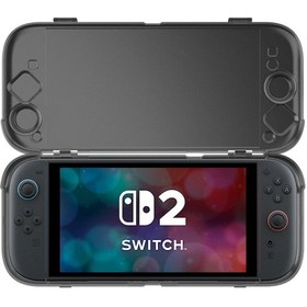 Resim Nintendo Switch 2 Şok Emici Sert Koruma Kabuğu 360 Derece Tam Koruma 