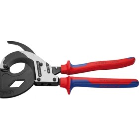 Resim Knipex 95 32 320 Kablo Kesme Aleti, Cırcır Lokma Anahtar Prensibi, Üç Vitesli, 320 mm 