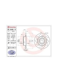 Resim Skoda Octavia 2 Arka Fren Diski 2005-2013 Brembo 0894881x 2adettir 