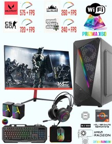 Resim RAMTECH PRİZMA X60 RYZEN 5 5600 / 32GB RAM / 6650XT 8GB / 1TB NVME M2 SSD 23.6'' 1MS 165HZ CURVED OYUNCU BİLGİSAYARI 