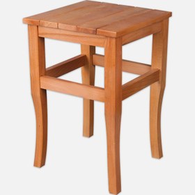 Resim Hestia Ahşap Tabure Naturel 45 cm 