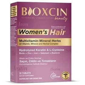Resim Bioxcin Women's Hair Multivitamin ve Mineral Takviyesi 30 Tablet 
