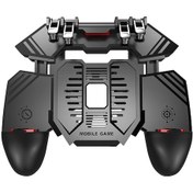 Resim Vkemall Ak77 Mobil Oyun Kontrolcüsü, Pubg Oyun Kontrolcüsü Gamepad, 6 Parmak Oyun Tetiği Siyah 