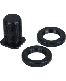 Resim Ayex Flaş Kızağı ve 1/4 Inç Tripod Monopd İçin 5/8 Inç Mikrofon Adaptörü 