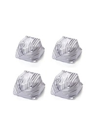 Resim Melodi Yaldız Kristal Fındık Kremalı Sütlü Çikolata Gümüş 500 G 