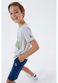 Resim U.s. Polo Assn. Erkek Çocuk Beyaz Bermuda Takım Us2417-c-v1 Beyaz 