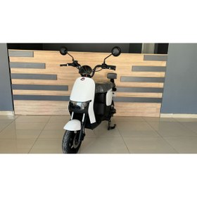 Resim MOTOLUX Motolüx Gogo 2 Elektrikli Motosiklet Beyaz 