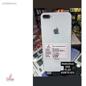 Resim Apple iPhone 8 Plus İkinci El TR | 64 GB | Gümüş 