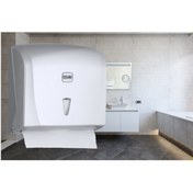 Resim Şeker Portakalım Vialli K20m Banyo Mutfak Lavabo Pratik Z Katlı Kağıt Havlu Dispenseri Kapasite 200 Kağıt Gri 