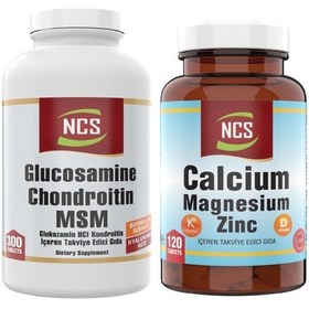 Resim Ncs Glucosamine Chondroitin Msm 300 Tablet + Ncs Kalsiyum Magnezyum 120 Tablet 