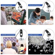 Resim Jms Kkmoon 1600x Büyütme Usb Dijital Mikroskop Otg Fonksiyonlu Endoskop 8 Led Işık 