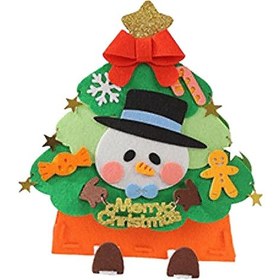 Resim Suntek Kendin Yap Keçe Yılbaşı Ağacı Çocuklar Kardan-adam " 