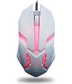 Resim Novahub Vaorlo X1 Oyun Gamer Kablolu Ergonomik Led Mouse - Beyaz X1 