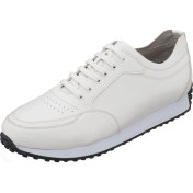 Resim Costo Shoes YC2023 Beyaz Deri Erkek Spor Ayakkabı Rahat Hafif Taban Geniş Kalıp 