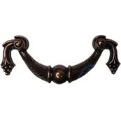 Resim TE Dükkan Buğz Dekoratif Zamak Üzümlü Kulp - 64MM, Eskitme, 1 Adet 