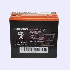 Resim Monero Akü 12 V 20 Ah 22 Ah Elektrikli Bisiklet Aküsü Swan Monero 