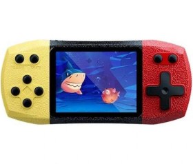 Resim Fastbuy G620 El Tipi Oyun Konsolu 3.0'lık Renkli Ekran 620 Eski Oyun Av Bağlantılı Kumanda İle Kırmızı-sarı 