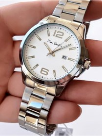 Resim Pierre Cardin 800411f02z Çelik Kordon Erkek Kol Saati 30 Mt Su Gecirmez Kaplan Gözü Bileklik Hediye 