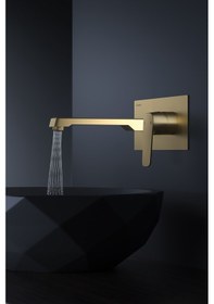 Resim Teska Quasar Pro Lavabo Bataryası-altın Altın 