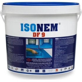 Resim Isonem Df 9 Akrilik Esaslı Islak Hacim Su Yalıtımı 10 kg Mavi 