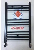 Resim 600x700 Siyah Havlupan + 2 Adet Siyah Vanalı - 10 Borulu 