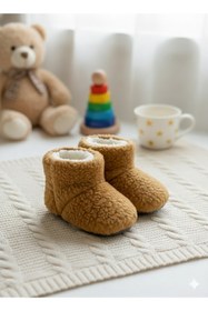 Resim Wayne's Welsoft Yumuşak Dokulu, Kaydırmaz Tabanlı, Kışlık Unisex Bebek Panduf 