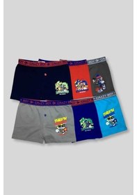 Resim Tutku Erkek Çocuk Baskılı Boxer 6'Lı 