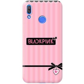 Resim Marselit Huawei Y7 2019 Blackpink Pembe Zemin Kurdele Tasarımlı Telefon Kılıfı(blc19) 