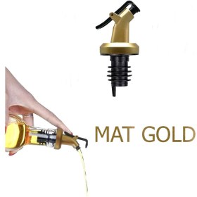 Resim LOVYCO Mat Gold Sızdırmaz Yağdanlık Tıpası (yağdanlık başlığı, tapa, tıpa, kapaklı şişe ucu) 