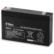 Resim Ttec 6v 7ah Bakımsız Kuru Akü N11.19239 Ttec
