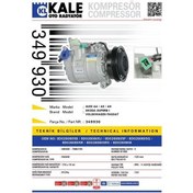 Resim Kale-349930 - Klima Kompresörü Audı A4 A6 1.8t 1.9tdı 2.4 2.6 2 