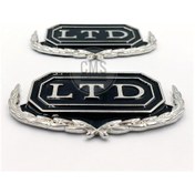 Resim Etiketçilere Özel Ltd Metal Arma - Ltd Arma 2 Adet - 5.4 X 3 Cm 