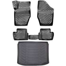 Resim Rizline Peugeot 307 3D Havuzlu Paspas+Bagaj Havuzu Seti 