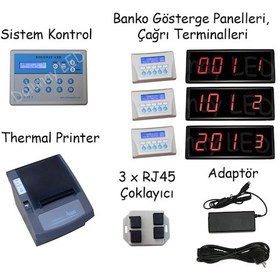 Resim Sıramatik Sistemi 3 Banko Numratör Sıramatik Sistemi 