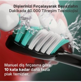 Resim Neutron Şarjlı Sonik Diş Fırçası, Şarjlı Siyah Diş Fırçası Şarjlı 