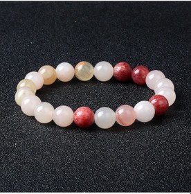 Resim Embracenaturereiki Doğal Taş Bileklik Erkek/kadın Çakra Kuvars Akik Ametist Enerji Şifa Antik Bronz Kaplama 19cm Green 